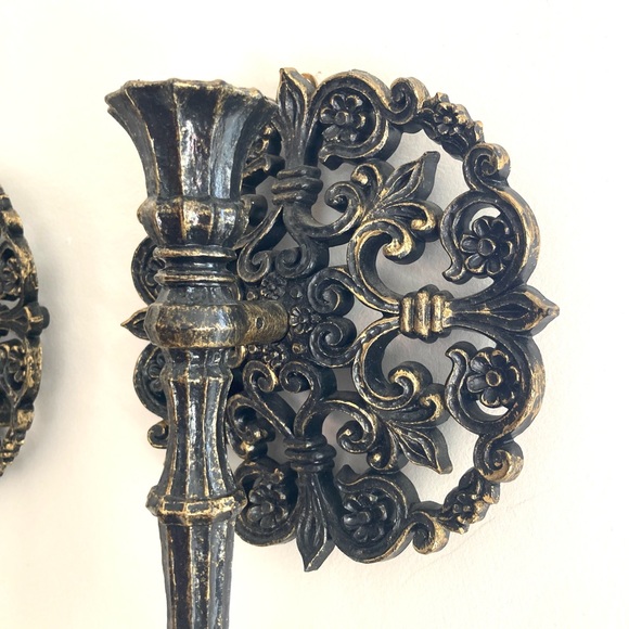 VTG Hollywood Regency HomeCo wall sconces - Picture 2 of 5